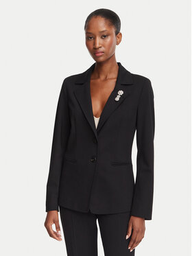 Marella Marella Сако Gommoso 2623916034 Черен Slim Fit