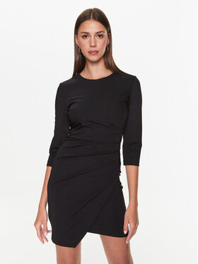 Rinascimento Rinascimento Коктейльна сукня CFC0112565003 Чорний Slim Fit