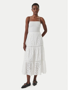 Iconique Iconique Sommerkleid Sirya IC26-007 Weiß Regular Fit