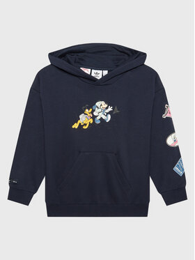 adidas adidas Суитшърт Disney Mickey And Friends HK9783 Тъмносин Relaxed Fit