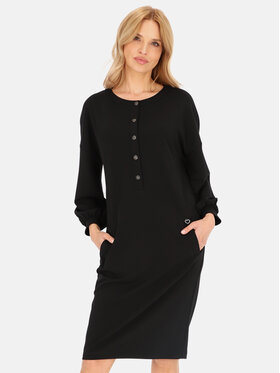 L’AF L’AF Sukienka codzienna Robin Czarny Regular Fit