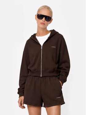 La Mania La Mania Bluza CEDRIC Brązowy ciemny Basic Fit