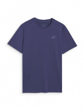 4F 4F Koszulka techniczna BASIC+ Granatowy Regular Fit