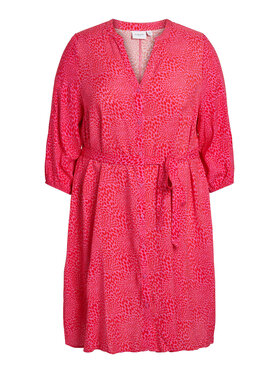 Evoked Vila Vila Рокля 14085266 Розов Relaxed Fit