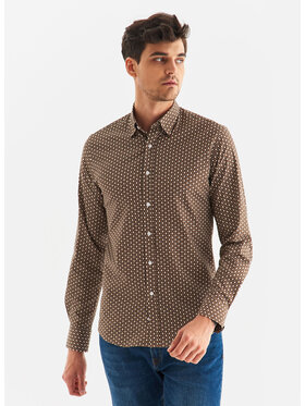 Pako Lorente Pako Lorente Koszula P22WF-1X-037 Brązowy Slim Fit