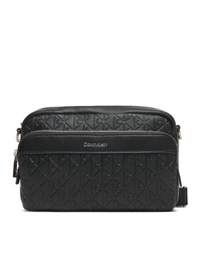 Calvin Klein Calvin Klein Borsellino Emblem Emboss Camera Bag LV04D3203G Nero