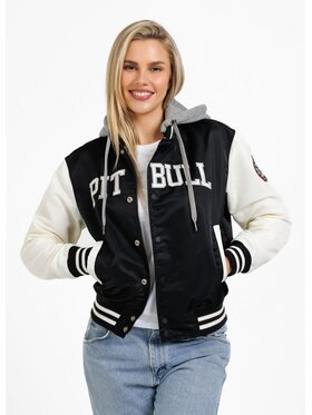 PITBULL PITBULL Kurtka przejściowa Kurtka przejściowa damska z kapturem Eagle Ridge L Czarny Regular Fit