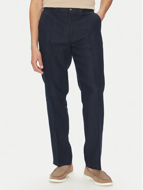 MICHAEL Michael Kors MICHAEL Michael Kors Chino nohavice CS5304BBEY Tmavomodrá Straight Fit