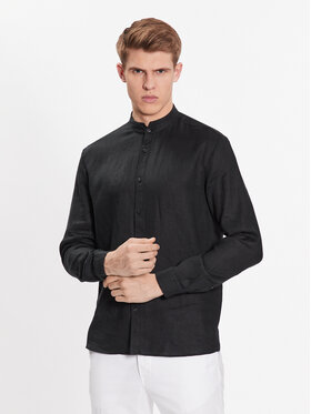 HUGO Hugo Риза 50490740 Черен Slim Fit