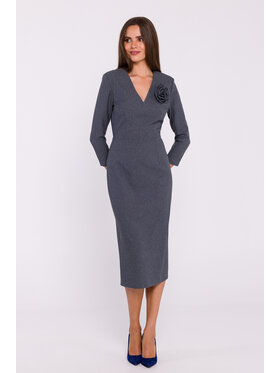 Stylove Stylove Sukienka wieczorowa S372 Szary Ladies Fit