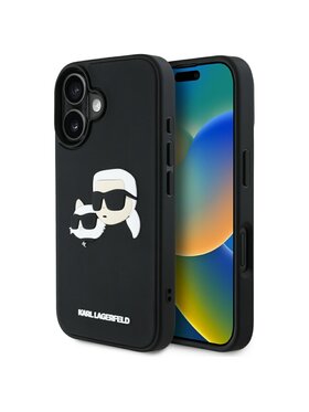 KARL LAGERFELD KARL LAGERFELD Etui na telefon Apple iPhone 16 Czarny