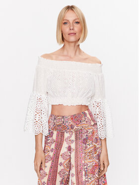 Iconique Iconique Блуза IC23 103 Бял Regular Fit