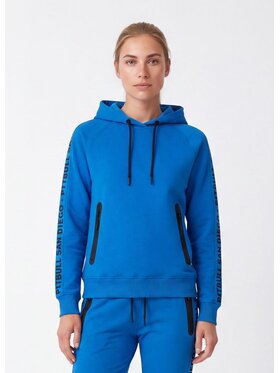 PITBULL PITBULL Bluza TAPE EXPLORY Niebieski Regular Fit