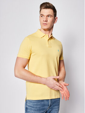 Polo Ralph Lauren Polo Ralph Lauren Polokošeľa Core Replen 710782592 Žltá Custom Slim Fit