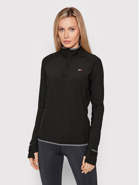 Tommy Hilfiger Tommy Hilfiger Treniņjaka Brushed Midlayer S10S101128 Melns Regular Fit