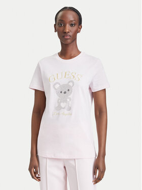 Guess Guess Тишърт V6BI28 K9360 Светлорозов Regular Fit