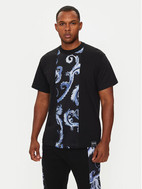 Versace Jeans Couture Versace Jeans Couture T-shirt 77GAH612 JS388 Crna Regular Fit