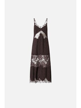 PINKO PINKO Sukienka codzienna Aster Brązowy Regular Fit