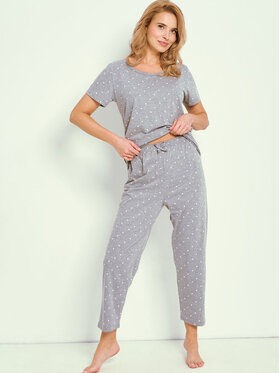 Taro Taro Piżama T3325-01 Szary Basic Fit