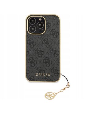Guess Guess Etui na telefon 4G Charms Collection Szary