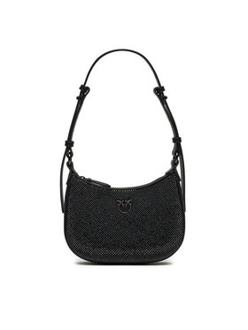 PINKO PINKO Borsa PINKO BORSA HALF MOON BABY FULL STRASS BLOCK COLOR + PELLE - 103538-A21O Nero