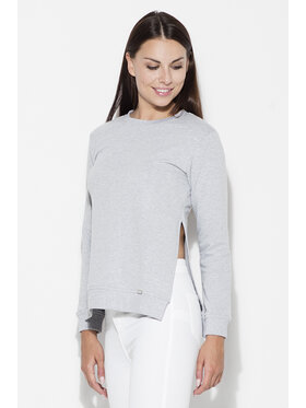 Lenitif Lenitif Bluzka K347 Szary Regular Fit