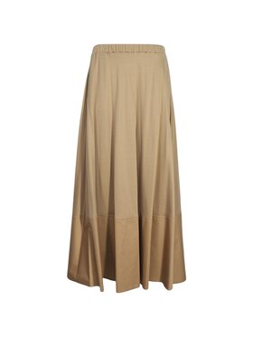 Max Mara Max Mara Spódnica q-roa-35558 Beżowy Regular Fit