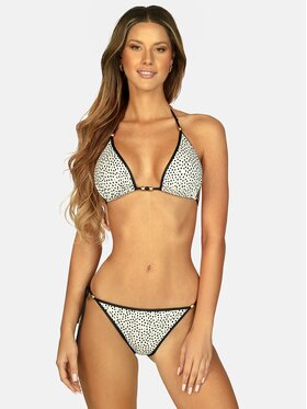 Miss Lou Miss Lou Bikini ML003 Bianco