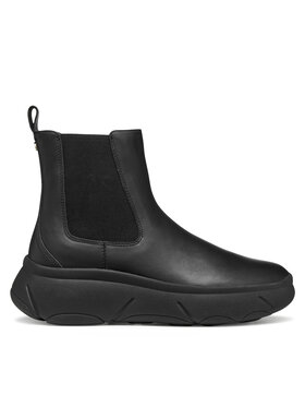 Geox Geox Gležnjarji Chelsea D Nebula 2.0 X D56NHB 00085 C9999 Črna