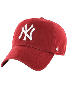 47 Brand 47 Brand Czapka z daszkiem 47 Brand New York Yankees MLB Clean Up Cap Czerwony