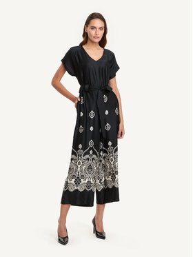 KMX KMX Kombinezon 192820007 Czarny Loose Fit