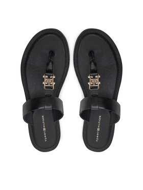 Tommy Hilfiger Japanke Th Elevated Sandal FW0FW07174 Crna