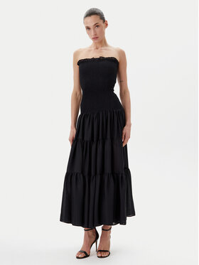 Eleh Eleh Rochie de seară ESS250137 Negru Regular Fit