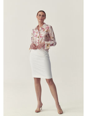 TATUUM TATUUM Midi sukně MONITA 1 Bílá Flare Fit