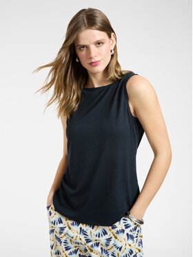 Elena Mirò Elena Mirò Top G095Z000616N034 Niebieski Regular Fit