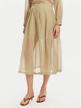 Marella Marella Fustă trapez Cubano 2513101015 Bej Regular Fit