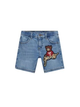 Guess Kids Guess Kids Pantaloncini di jeans stretch denim shorts Blu scuro Regular Fit