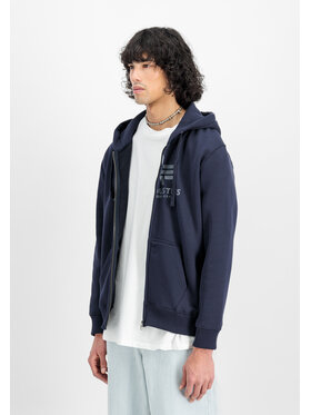 Alpha Industries Alpha Industries Mikina 178325 Tmavomodrá Regular Fit