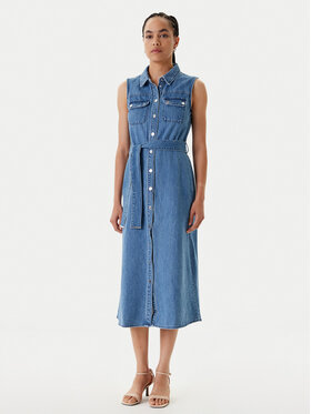 Morgan Morgan Jeanskleid 251-RJEAN Blau Regular Fit