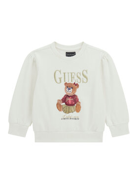 Guess Guess Bluză K5BQ00 KAX74 Écru Regular Fit