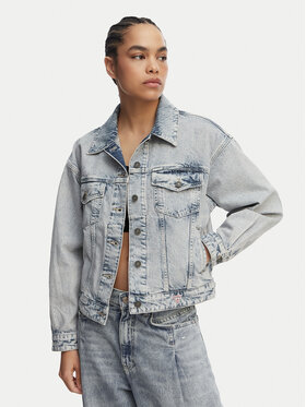 Guess Jeans Guess Jeans Giacca di jeans W6GN56 D5M57 Blu Oversize