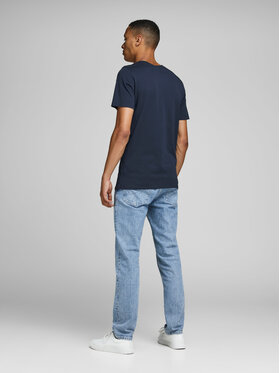 Jack&Jones Majica Corp 12151955 Mornarsko Modra Slim Fit