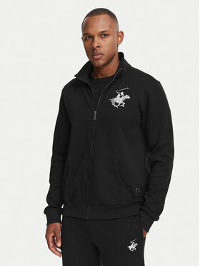 Beverly Hills Polo Club Beverly Hills Polo Club Суитшърт M6608T-HR Черен Regular Fit