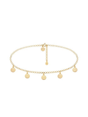 sotho Sotho Choker N3233 Żółte złocenie