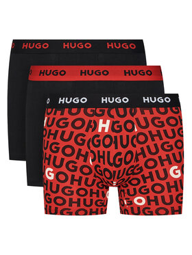 HUGO HUGO Set 3 perechi de boxeri 50532559 Negru