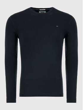 Tommy Jeans Tommy Jeans Longsleeve DM0DM04409 Μαύρο Slim Fit