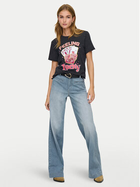 ONLY ONLY Футболка Lucy 15366031 Чорний Loose Fit