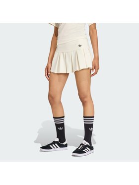 adidas adidas Spódnica mini LOW WAIST SPORT Biały Regular Fit