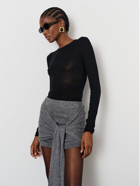 La Mania La Mania Longsleeve MILO 2 Nero Classic Fit