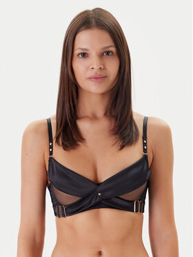 Hunkemöller Hunkemöller Biustonosz z fiszbiną Colette 301142 Czarny